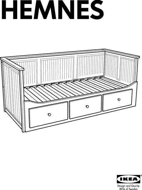 hemnes ikea day bed instructions.